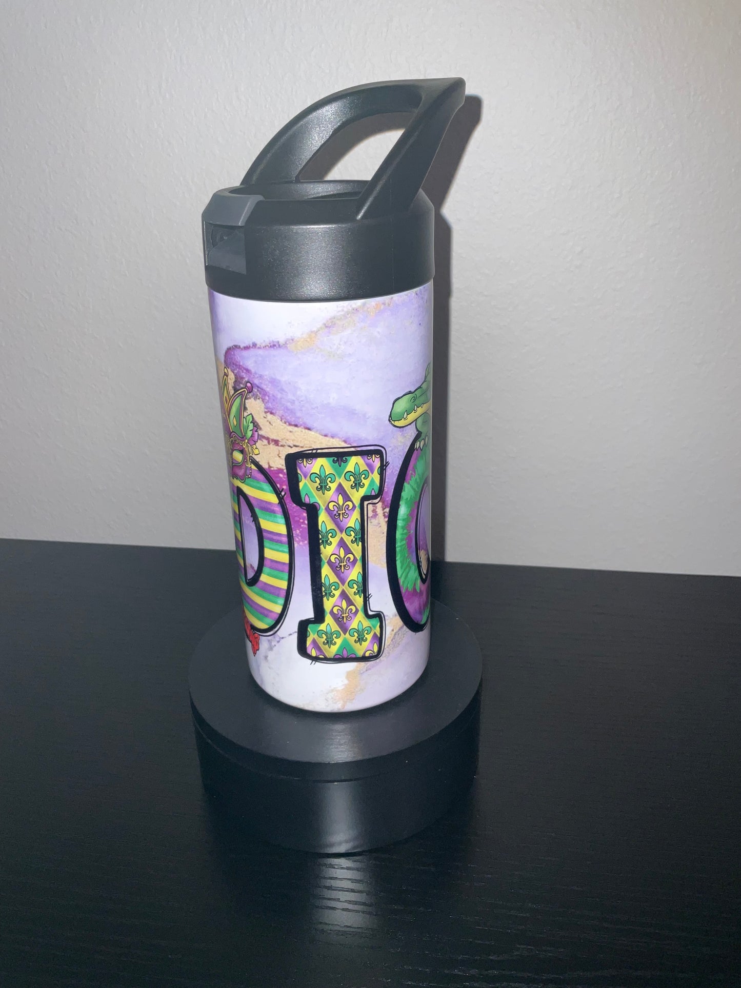 Kids Custom Mardi Gras Cup w/ Background
